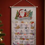 Personalised Santa Advent Calendar In Silver Grey, thumbnail 4 of 5