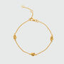 St Ives Gold Plated Knot Bracelet, thumbnail 3 of 4