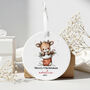 Personalised Woodland Reindeer Christmas Bauble, thumbnail 9 of 11