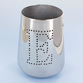 Silver Alphabet Letters Tea Light Holders By G Decor, 6 of 11