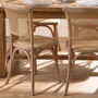Set Of Two Provence Wicker Dining Chairs, thumbnail 1 of 7