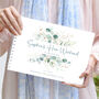 Eucalyptus Spray Hen Party Guest Book, thumbnail 1 of 7