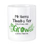 Personalised 'Thanks For Helping Me Grow' Ceramic Teacher Pot, thumbnail 4 of 4