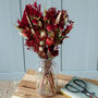 Red Rose Dried Flower Bouquet, thumbnail 1 of 2