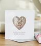 25th Silver Wedding Personalised Anniversary Card, thumbnail 1 of 2