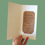 Reusable Eco Friendly Birds Card Blank Inside Or Optional Handwritten Message, thumbnail 9 of 9