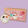 Have A Purr Fect Day! Mini Matchbox Cross Stitch Kit, thumbnail 1 of 12