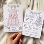 Kid's Wedding Activities Colouring Postcard Packs, thumbnail 2 of 10