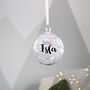 Personalised Filled Glass Bauble Christmas Decoration, thumbnail 7 of 8