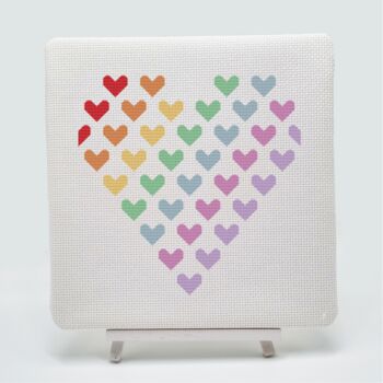 Heart Of Hearts Cross Stitch Kit, 2 of 8