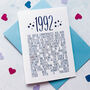Personalised What Happened 1990 To 1999 Birthday Cards, thumbnail 1 of 7