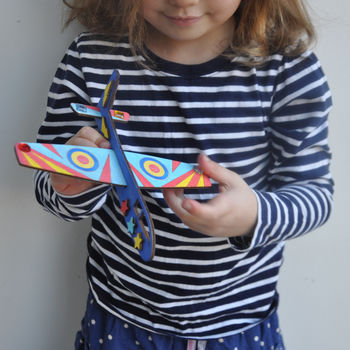 Personalised Make Your Own Glider Craft Activity Box, 6 of 8