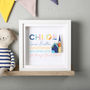 Personalised Colourful Christening Frame, thumbnail 4 of 4