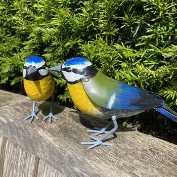 Hand Painted Metal Bluetit, 7 of 9