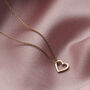 Personalised 9ct Gold Mini Message Heart Necklace, thumbnail 5 of 8