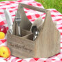 Wooden Four Section Cutlery Holder, thumbnail 1 of 2
