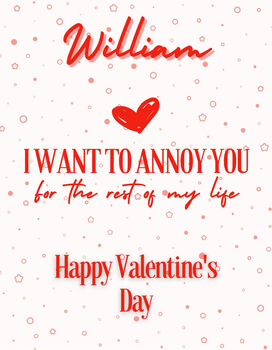 Personalised Valentine's Rum Gift, 3 of 11