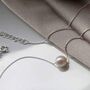 Sterling Silver Fresh Water Pearl Necklace, thumbnail 6 of 9
