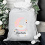 Personalised Swan Lake Luxury Silver Grey Pom Pom, thumbnail 3 of 3