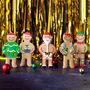 Hand Iced Santa Jolly Ginger Letterbox Biscuit, thumbnail 2 of 2