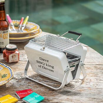 Personalised Tabletop Portable Barbecue, 2 of 7