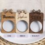 Personalised Wooden Napkin Rings Christmas Napkin, thumbnail 7 of 9