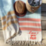 Personalised Cotton Throw, Beach Towel, thumbnail 7 of 11
