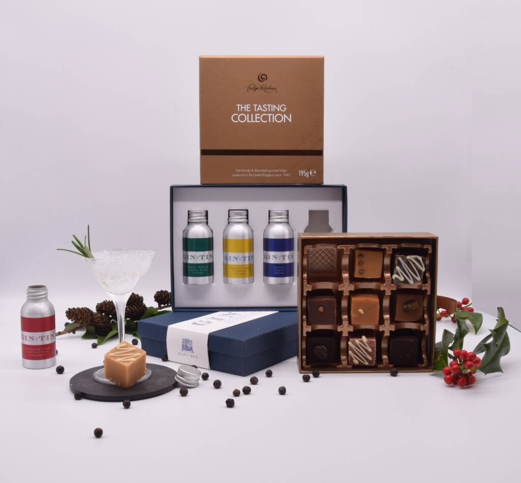 Christmas Gin Tins And Fudge By Gin In A Tin