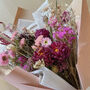 Luxury Dried Flower Bouquet In Berry, thumbnail 4 of 4