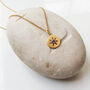 Gold Vermeil Amethyst Star Necklace, thumbnail 1 of 3