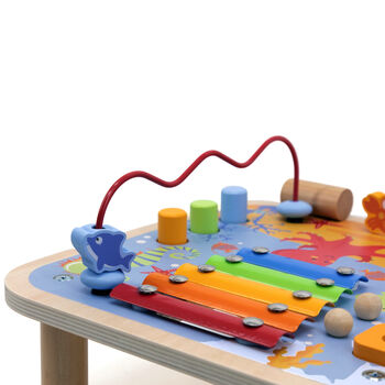Multi Activity Wooden Activity Table, 5 of 5