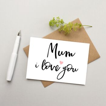 Mama I Love You Card, 3 of 3