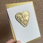 Handmade Personalised Gold Foil Mr And Mrs Wedding Card, thumbnail 1 of 4