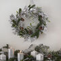 Silver Foliage Christmas Wreath, thumbnail 1 of 3