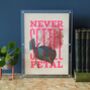 Never Settle Petal, Unframed, thumbnail 1 of 4