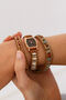 Bohemian Semi Precious Stone Wrap Bracelet Watch, thumbnail 1 of 7