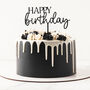 Happy Birthday Acrylic Cake Topper, thumbnail 1 of 3