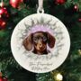 Personalised Christmas Dachshund Break Through, thumbnail 3 of 10