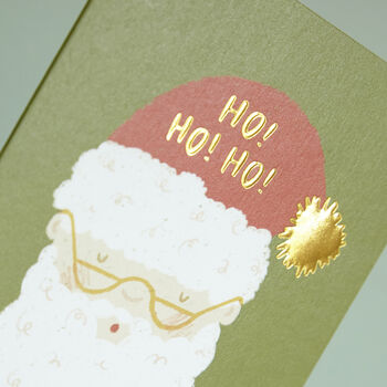 'Ho! Ho! Ho!' Christmas Card, 2 of 2