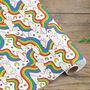 Gay Pride Gift Wrapping Paper Roll Or Folded, thumbnail 1 of 3