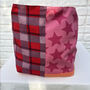 Vintage Ikea Bag Pink Stars, Stripes And Check Fabric, thumbnail 5 of 8