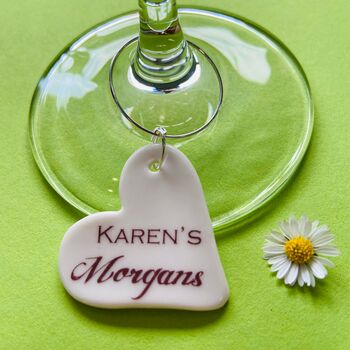 Personalised Drink Glass Charm, 3 of 8