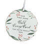 Personalised First Xmas New Home Ceramic Ornament, thumbnail 6 of 7