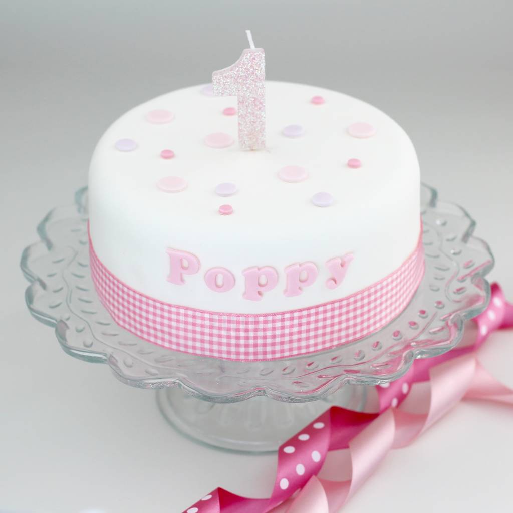 Personalised Girls Birthday Cake Decorating Kit