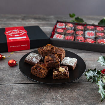 Christmas Indulgent Gluten Free Brownie Gift Box, 4 of 4