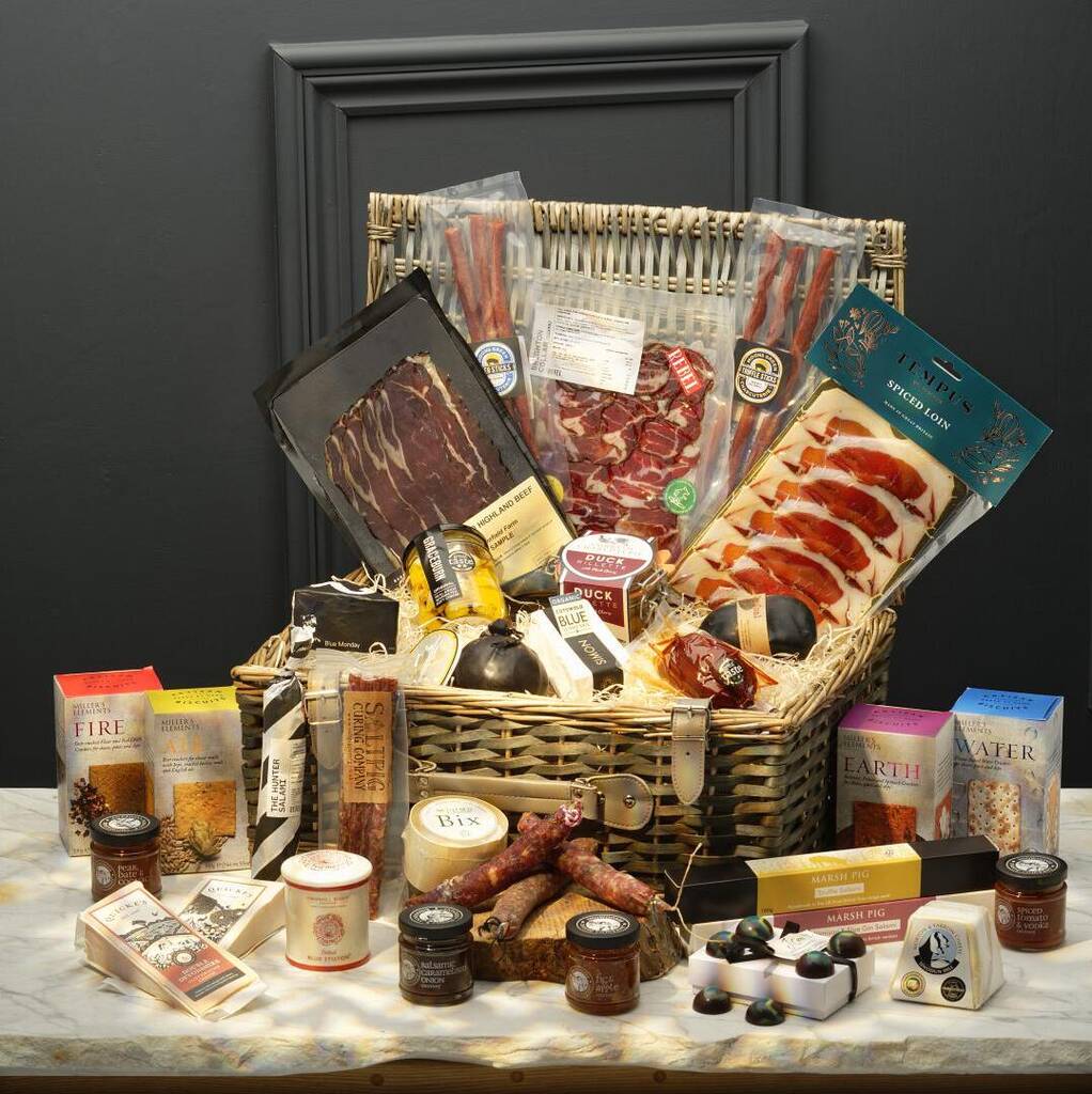 Great British Cheese And Charcuterie Luxury Hamper By The Great British