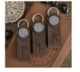 Men’s Rune Embossed Faux Leather Key Ring, thumbnail 1 of 8