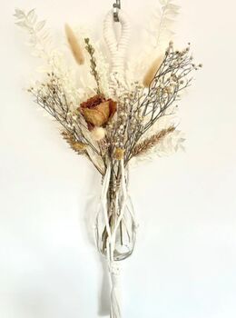 Natural Dried Flower And Macrame Hanger, 4 of 4