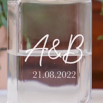 Personalised Initials Anniversary Decanter, 5 of 8