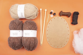 Giant Moose Head Knitting Kit, 8 of 8